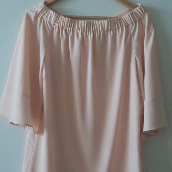 OAK + FORT - Mini Dress - Peach - Size Small - Picture 4 of 5